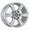 MSW Sahara 6 Full Silver Wheel Img 1