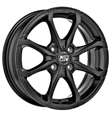MSW X4 Matt Black Alloy Wheel Product Image #1