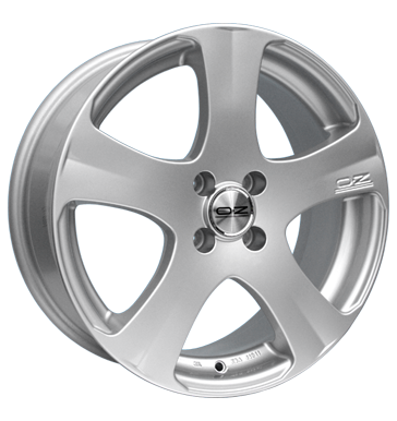 OZ Racing 5 Star Metal Silver Alloy Wheel Product Image #1