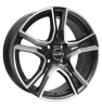 OZ Racing Adrenalina Matt Black Painted Rim Lip Polished Wheel Img 1