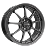 OZ Racing Alleggerita HLT Matt Graphite Silver Wheel Img 2