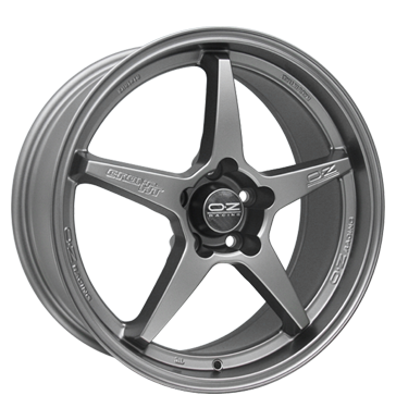 OZ Racing Crono Matt Graphite Silver Alloy Wheel Product Image #1