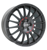 OZ Racing Superturismo GT Matt Black with Red Writing Wheel Img 3