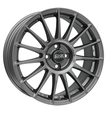 OZ Racing Superturismo LM Matt Graphite with Silver Writing Alloy Wheel Product Image #2