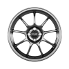 OZ Racing Alleggerita HLT Matt Graphite Silver Wheel Img 1