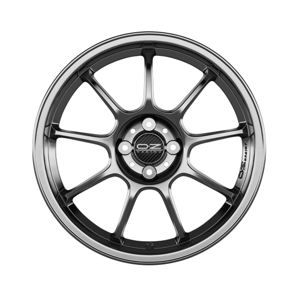 OZ Racing Alleggerita HLT Matt Graphite Silver Alloy Wheel Product Image #1