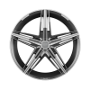 OZ Racing David Matt Graphite Polished Wheel Img 1