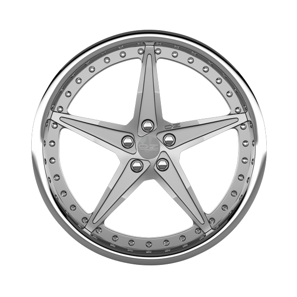 OZ Racing Mito Rosso Matt Graphite Polished Alloy Wheel Product Image #1