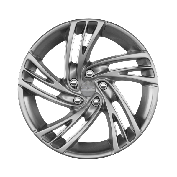 OZ Racing Sardegna Matt Graphite Silver Alloy Wheel Product Image #1