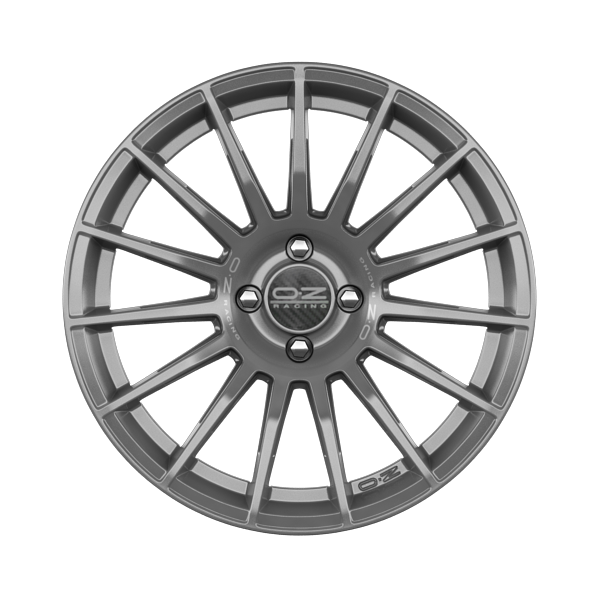 OZ Racing Superturismo LM Matt Graphite with Silver Writing Alloy Wheel Product Image #1