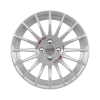 OZ Racing Superturismo WRC White Painted With Red Writing Wheel Img 1