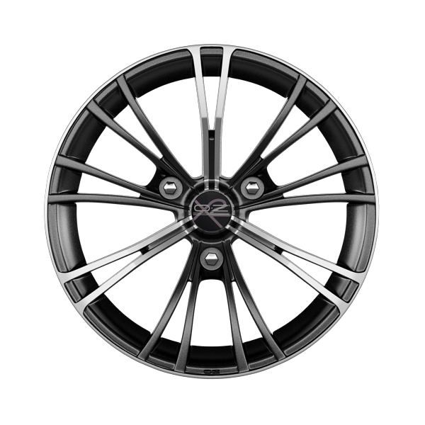 OZ Racing X2 Cool Gunmetal Polished Alloy Wheel Product Image #1
