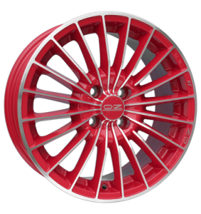 OZ Racing 35 Anniversary SR Red Polished Alloy Wheel - Sizes 15in, 16in, 17in