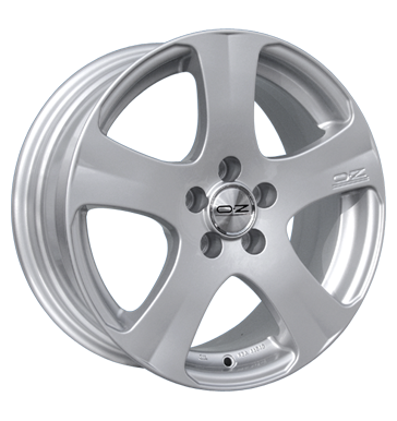 OZ Racing 5 Star Metal Silver Alloy Wheel Product Image #1