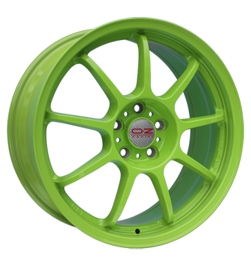 OZ Racing Alleggerita HLT Acid Green Alloy Wheel Product Image #1