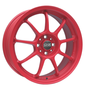 OZ Racing Alleggerita HLT Matt Red Alloy Wheel - Sizes 17in, 18in