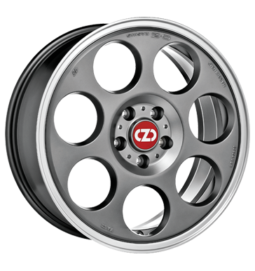 OZ Racing Anniversary 45 Matt Titanium Diamond Lip Alloy Wheel Product Image #1