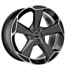 OZ Racing Aspen HLT Matt Black Polished Wheel Img 1