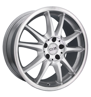 OZ Racing Classe Patent Lip Racing Silver Alloy Wheel Product Image #1