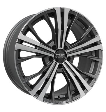 OZ Racing Cortina Matt Dark Graphite Alloy Wheel Product Image #2