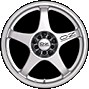 OZ Racing Crono Evolution Silver Painted Wheel Img 1