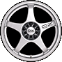 OZ Racing Crono Evolution Silver Painted Alloy Wheel Product Image #1