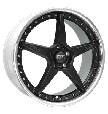 OZ Racing Crono III Matt Black Painted Alloy Wheel Product Image #1