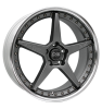OZ Racing Crono III Matt Graphite Silver Wheel Img 1