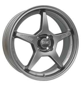 18" OZ Racing Crono Matt Graphite Silver alloy wheel