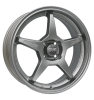 OZ Racing Crono Matt Graphite Silver Wheel Img 1