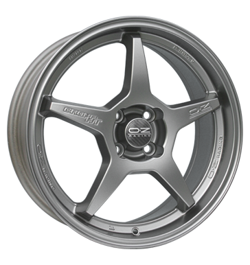 OZ Racing Crono Matt Graphite Silver Alloy Wheel Product Image #1