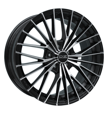 OZ Racing Ego Matt Black Polished Alloy Wheel Product Image #1