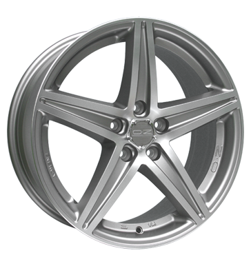 OZ Racing Energy Matt Silver Tech Polished Alloy Wheel Product Image #2