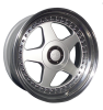 OZ Racing Futura Silver Rim Lip Polished Wheel Img 1