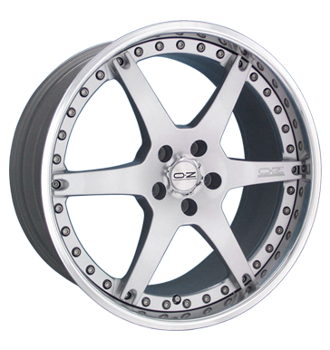OZ Racing Galileo 3 Metal Silver Alloy Wheel Product Image #1