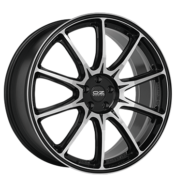 OZ Racing Hyper XT HLT Glossy Black Diamond Cut Alloy Wheel Product Image #1