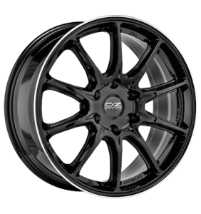 OZ Racing Hyper XT HLT Gloss Black Diamond Lip Alloy Wheel for Renault Alaskan D231C - Sizes 20in