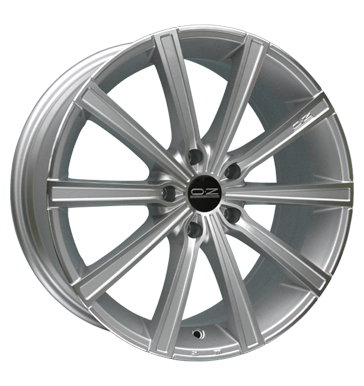 OZ Racing Lounge 10 Metallic Silver Polished Alloy Wheel Product Image #1