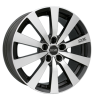 OZ Racing Michelangelo Matt Black Painted Rim Lip Polished Wheel Img 1