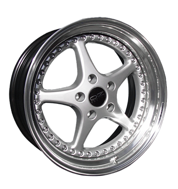 OZ Racing Mito 2 Silver Rim Lip Polished Alloy Wheel Product Image #1