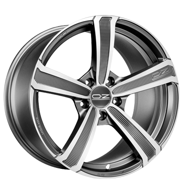 OZ Racing Montecarlo HLT Matt Dark Graphite Alloy Wheel Product Image #1