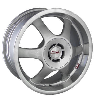 OZ Racing Optima Silver Rim Lip Polished Alloy Wheel Product Image #1