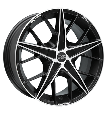 OZ Racing Quaranta Matt Black Alloy Wheel Product Image #1