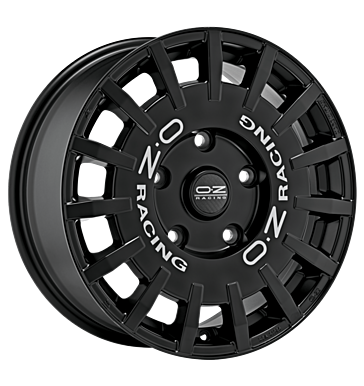 OZ Racing RAlly Racing Van Matt Black with Silver Writing Alloy Wheel Product Image #1