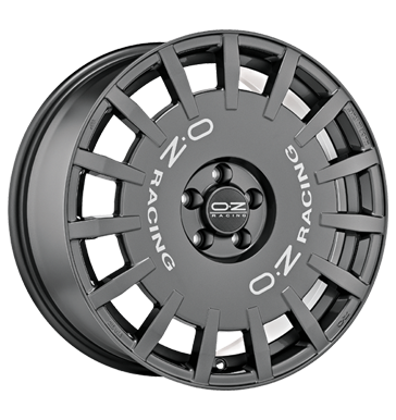 OZ Racing Rally Racing Dark Anthracite with Silver Lettering Alloy Wheel Product Image #1