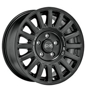 OZ Racing Rally Raid matt black + silver lettering Alloy Wheel for Toyota Auris E15J, E15UT - Sizes 17in