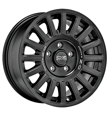 OZ Racing Rally Raid matt black + silver lettering Alloy Wheel Product Image #1