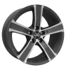 OZ Racing Sahara 5 Matt Graphite Polished Wheel Img 1