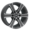 OZ Racing Sahara 6 Matt Graphite Polished Wheel Img 1