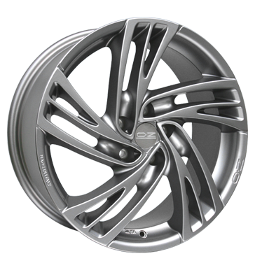 OZ Racing Sardegna Matt Graphite Silver Alloy Wheel Product Image #2